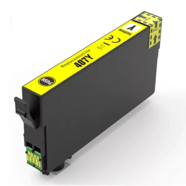 Tinteiro Epson Compatível 407 XL Amarelo