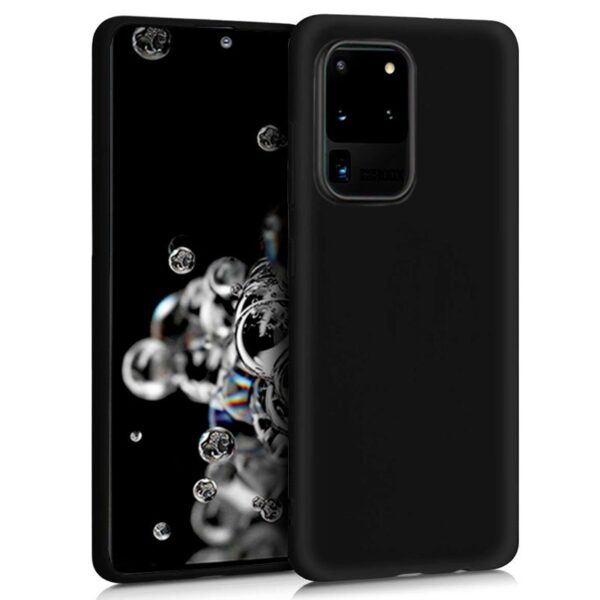 Capa de silicone COOL para Samsung G988 Galaxy S20 Ultra 5G (preta)