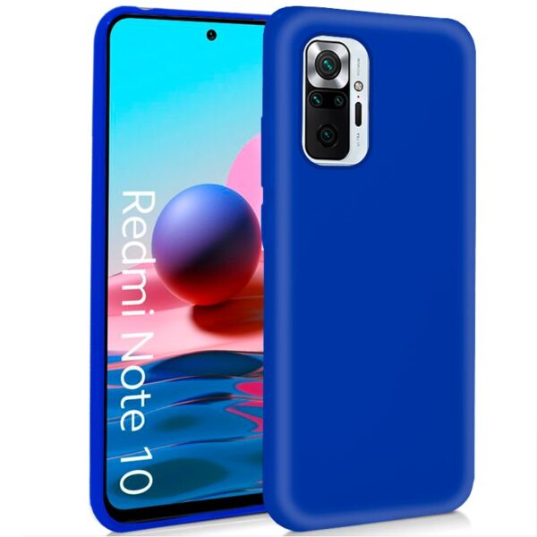 Capa de silicone COOL para Xiaomi Redmi Note 10 / Note 10s (azul)