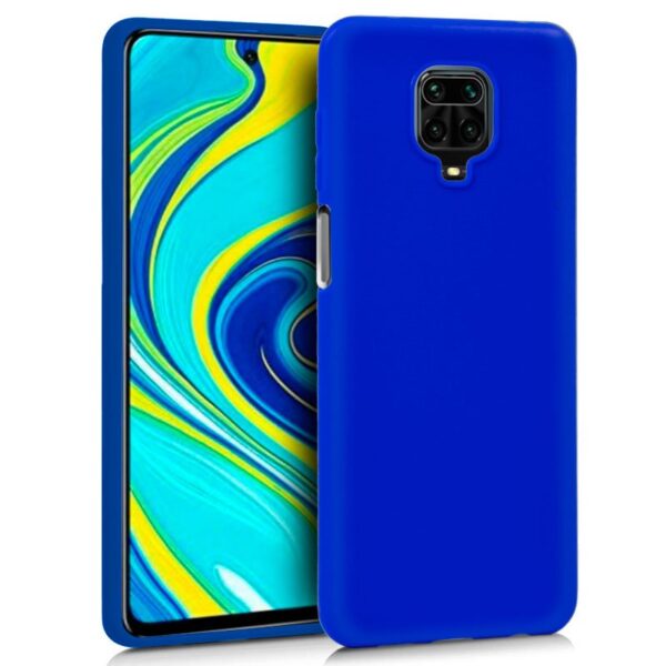 Capa de silicone COOL para Xiaomi Redmi Note 9S / Note 9 Pro (azul)