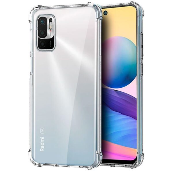 Capa COOL para Xiaomi Redmi Note 10 5G / Pocophone M3 Pro 5G AntiShock Transparente