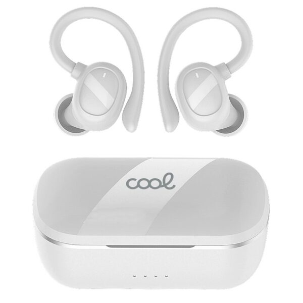 Auscultadores estéreo Bluetooth Dual Pod Fone de ouvido  sem fio COOL Fit Sport branco