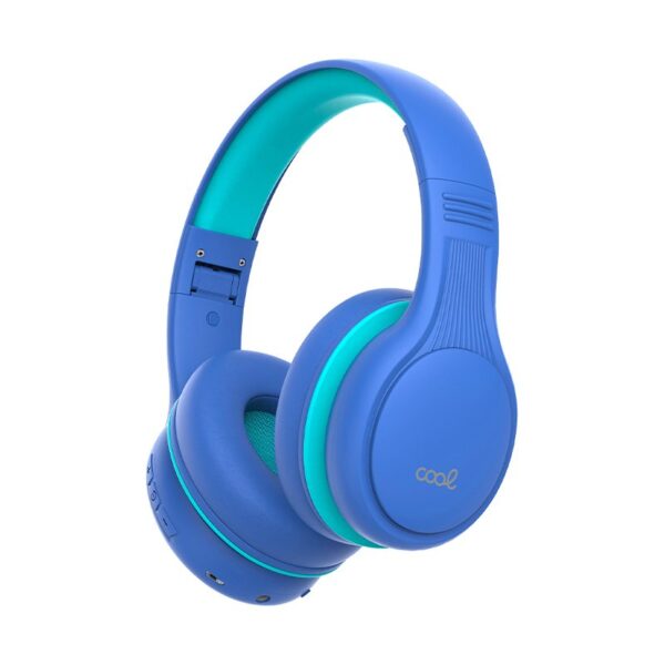 Auscultadores Estéreo Bluetooth Infantis COOL Kids Azul (Volume Limitado)