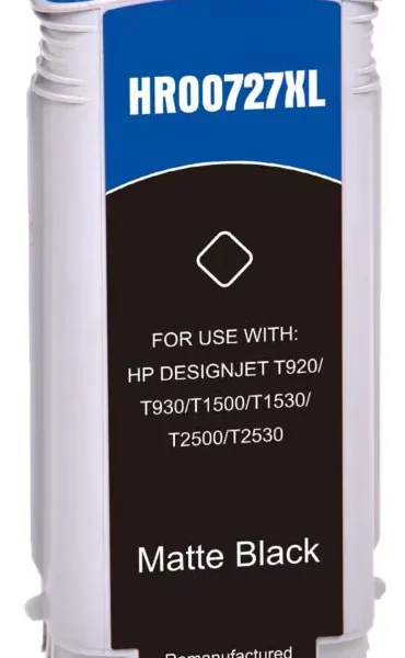 Tinteiro HP Compatível 727 Preto Mate (B3P22A)