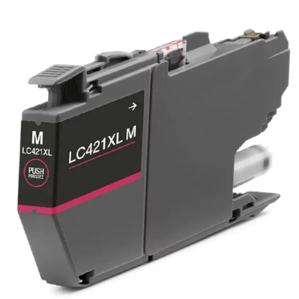 Tinteiro Brother Compatível LC421 XL Magenta