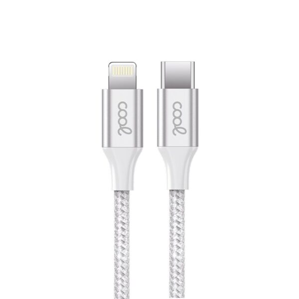 Cabo USB COOL Nylon Universal Tipo C para Lightning (1,2 metros)