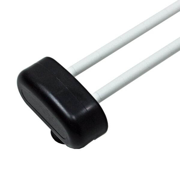 Cadeado anti-roubo de plástico preto (para gancho duplo)