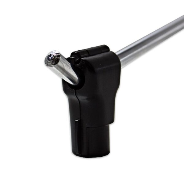 Cadeado anti-roubo de plástico preto (para gancho simple) 8mm