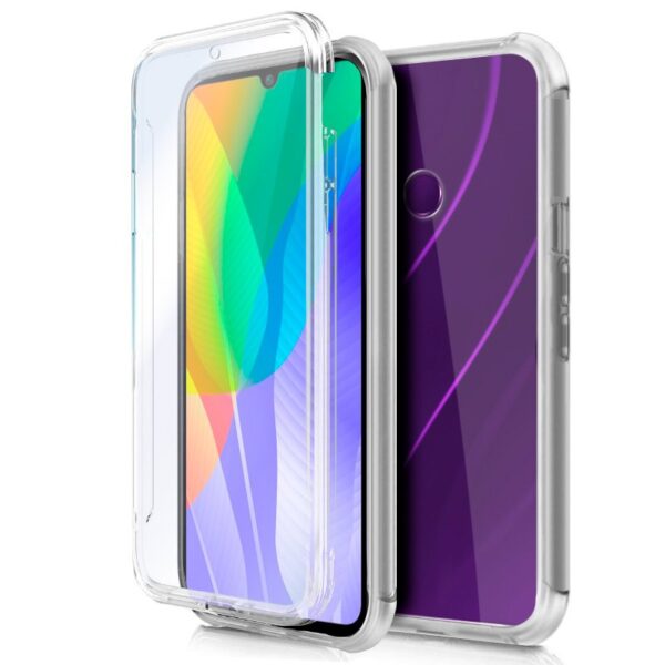 Capa COOL de Silicone 3D para Huawei Y6p (frente e verso transparentes)