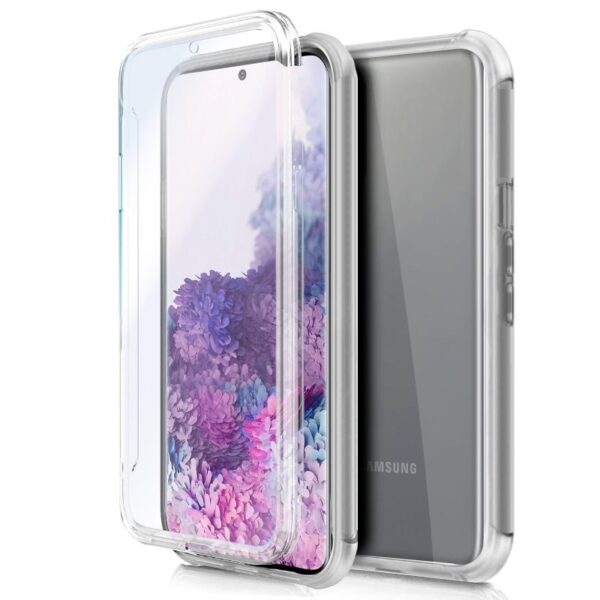 Capa COOL de Silicone 3D para Samsung G980 Galaxy S20 (frente e verso transparentes)