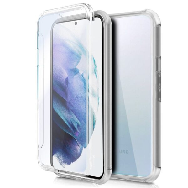 Capa COOL de Silicone 3D para Samsung G996 Galaxy S21 Plus (frente e verso transparentes)