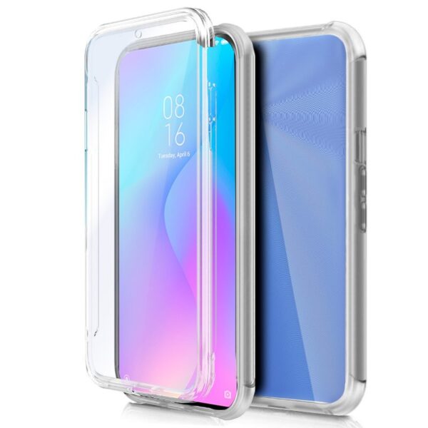 Capa COOL de Silicone 3D para Xiaomi Redmi 9T (transparente frente + verso)