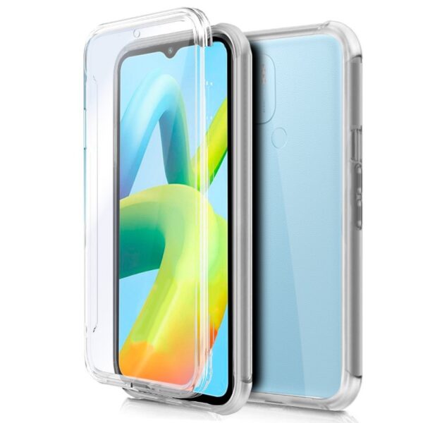 Capa COOL de Silicone 3D para Xiaomi Redmi A1 / A2 (frente e verso transparentes)