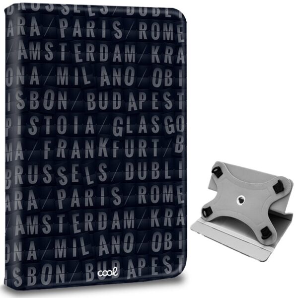 Capa COOL Ebook / Tablet 9.7 - 11 poleg. Couro Sintético Cities (Quadrado)