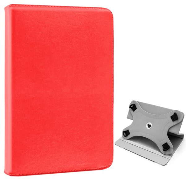 Capa COOL Ebook / Tablet Universal 9.7 - 11 poleg. Couro Sintético Vermelho (Quadrado)