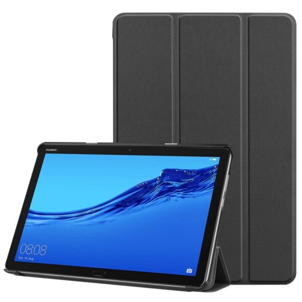 Capa COOL para Huawei Mediapad M5 Lite Couro Sintético Preto 10.1 polegadas