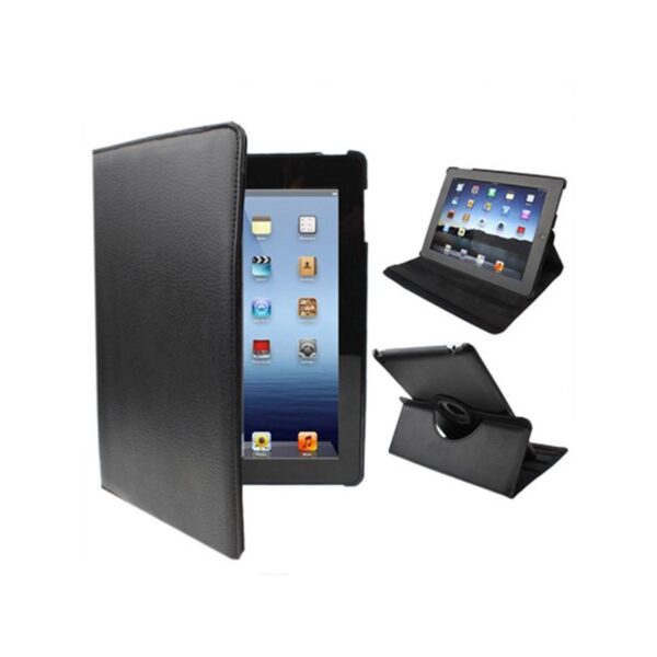 Capa COOL para iPad 2 / iPad 3 / 4 Rotativa Couro Sintético Preto