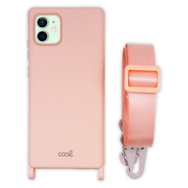 Capa COOL para iPhone 12 / 12 Pro Fita Rosa