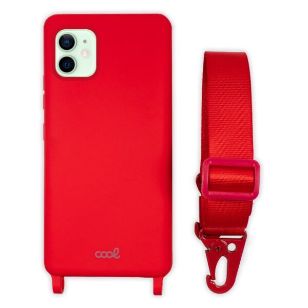 Capa COOL para iPhone 12 / 12 Pro Fita Vermelho