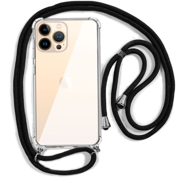 Capa COOL para iPhone 13 Pro Max Cordão Preto