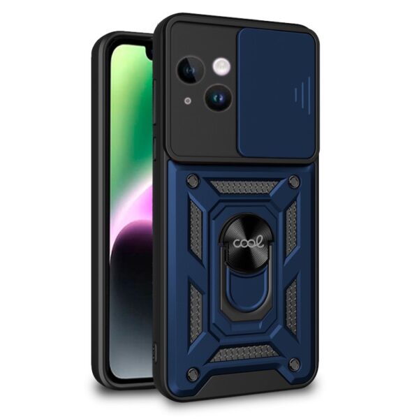 Capa COOL para iPhone 14 Hard Ring Marinho