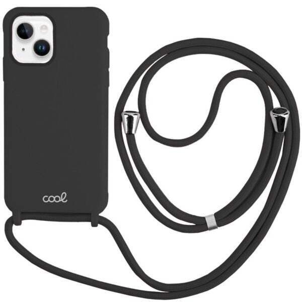 Capa COOL para iPhone 14 Plus Cordão Preto