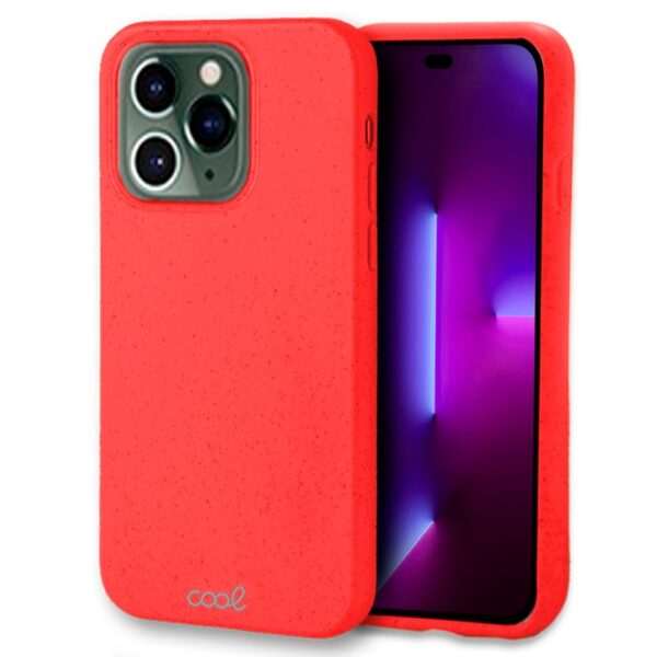 Capa COOL para iPhone 14 Pro Eco Biodegradável Vermelho