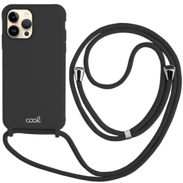 Capa COOL para iPhone 14 Pro Max Cordão Preto