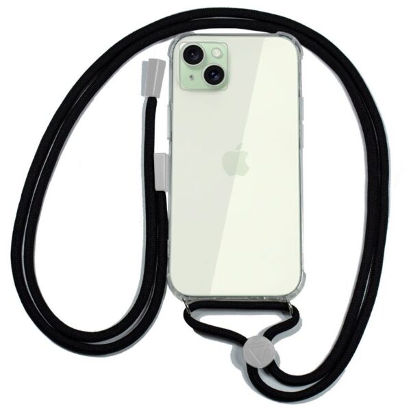 Capa COOL para iPhone 15 Plus Cordão Preto