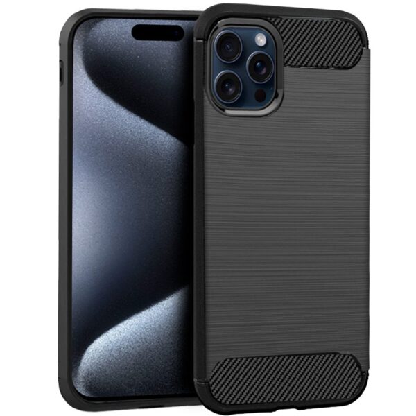 Capa COOL para iPhone 15 Pro Carbono Preto