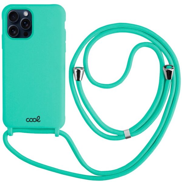 Capa COOL para iPhone 15 Pro Cordão Mint