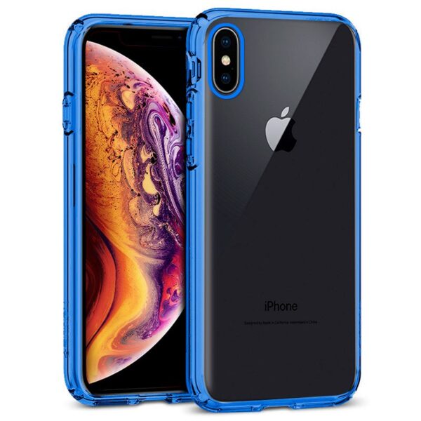 Capa COOL para iPhone XS Max Borda Metálica (Azul)
