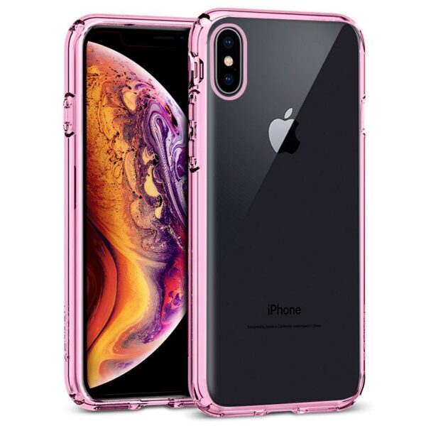 Capa COOL para iPhone XS Max Borda Metálica Rosa