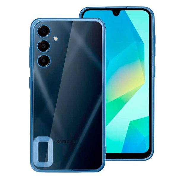 Capa COOL para Samsung A165 Galaxy A16 / A16 5G Borde Metálico (Azul)