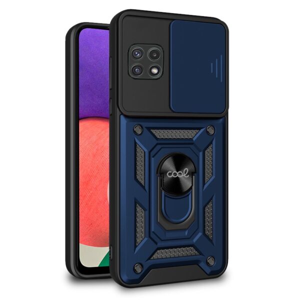 Capa COOL para Samsung A226 Galaxy A22 5G Hard Ring Marinho