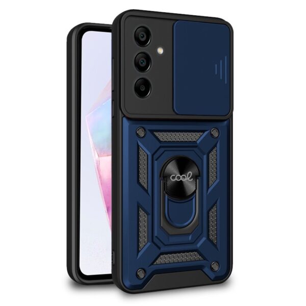 Capa COOL para Samsung A356 Galaxy A35 5G Hard Ring Marinho