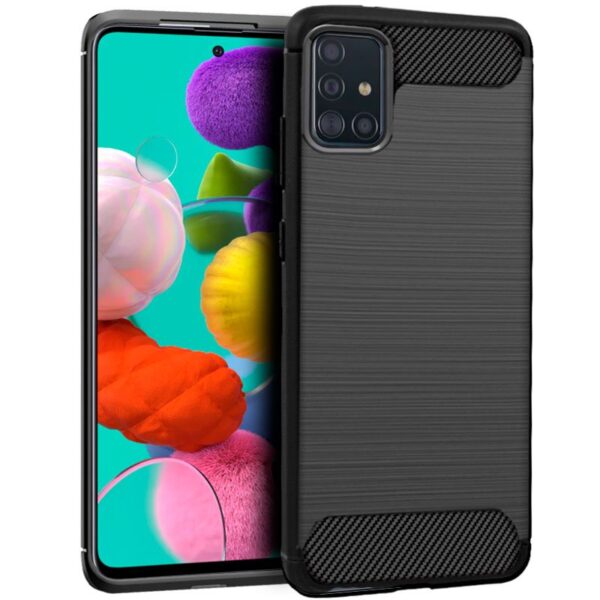 Capa COOL para Samsung A515 Galaxy A51 Carbono Preto