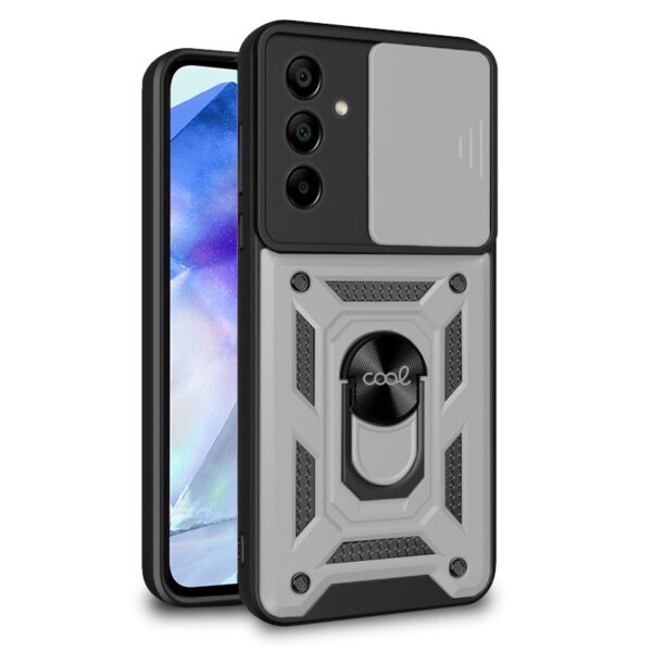 Capa COOL para Samsung A556 Galaxy A55 5G Hard Ring Prata