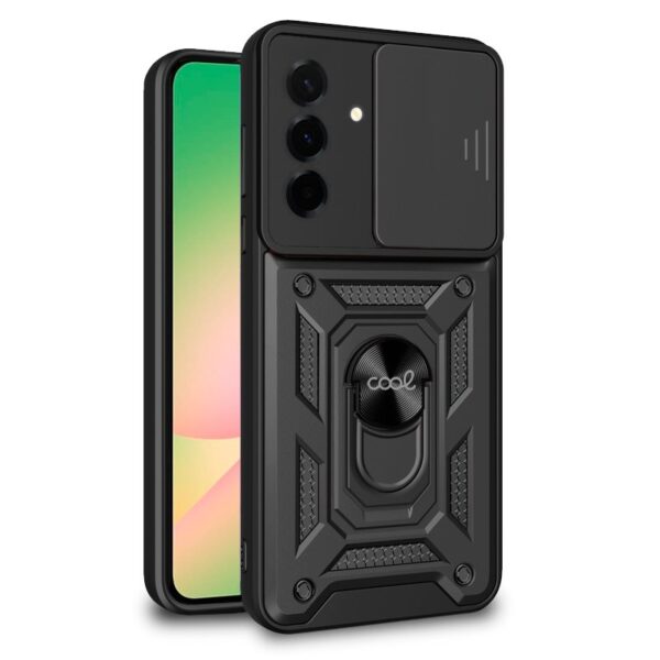 Capa COOL para Samsung A566 Galaxy A56 5G Hard Ring Preto