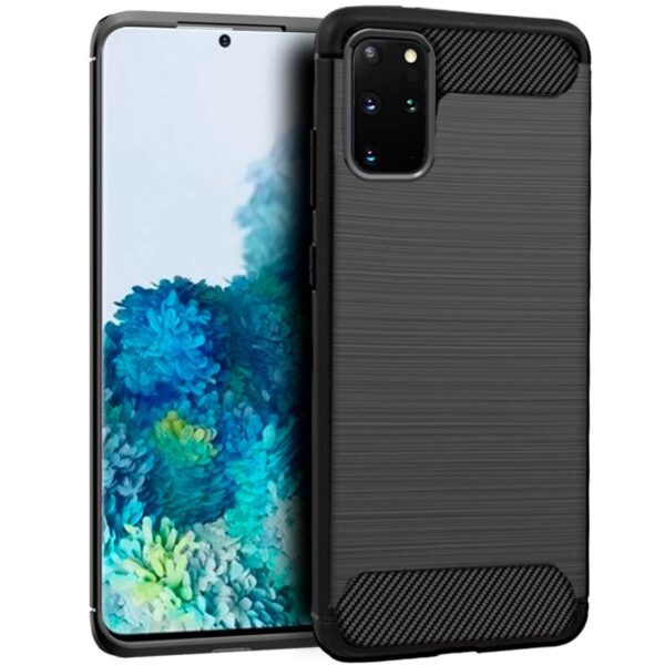 Capa COOL para Samsung G985 Galaxy S20 Plus Carbono Preto