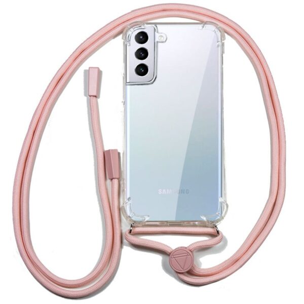Capa COOL para Samsung G990 Galaxy S21 Cordão Rosa