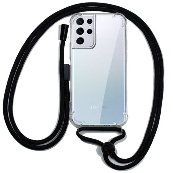 Capa COOL para Samsung G998 Galaxy S21 Ultra Cordão Preto