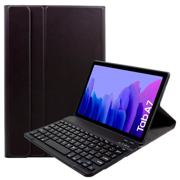 Capa COOL para Samsung Galaxy Tab A7 T500 / T503 / T505 Couro Sintético Preto Teclado Bluetooth 10.4 polegadas