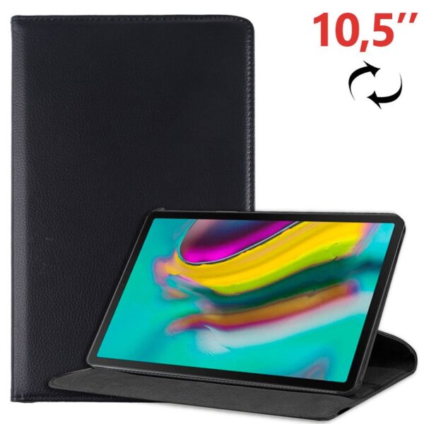 Capa COOL para Samsung Galaxy Tab S5e T720 / T725 Couro Sintético Preto 10.5 polegadas