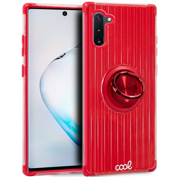 Capa COOL para Samsung N970 Galaxy Note 10 Hard Ring Vermelho