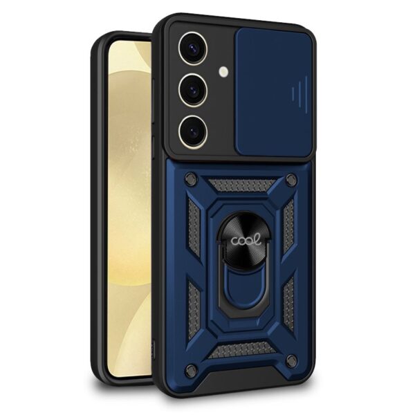 Capa COOL para Samsung S926 Galaxy S24 Plus / S25 Plus Hard Ring Marinho