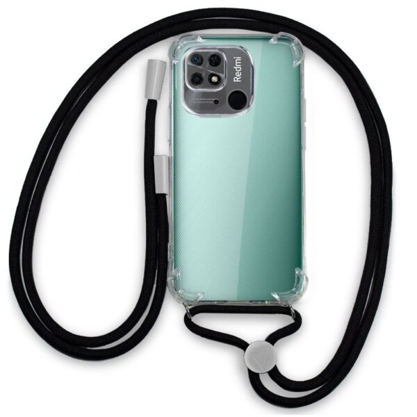 Capa COOL para Xiaomi Redmi 10C Cordão Preto