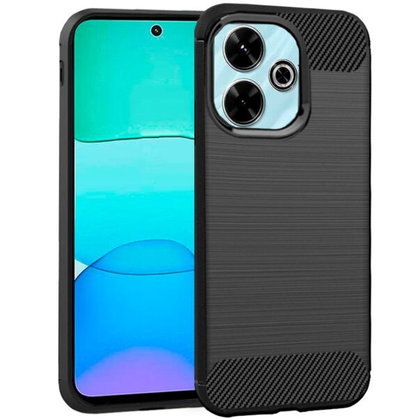 Capa COOL para Xiaomi Redmi 13 / Poco M6 Carbono Preto