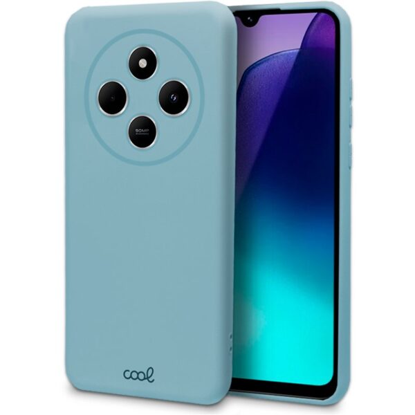 Capa COOL para Xiaomi Redmi 14C / Poco C75 Azul Celeste