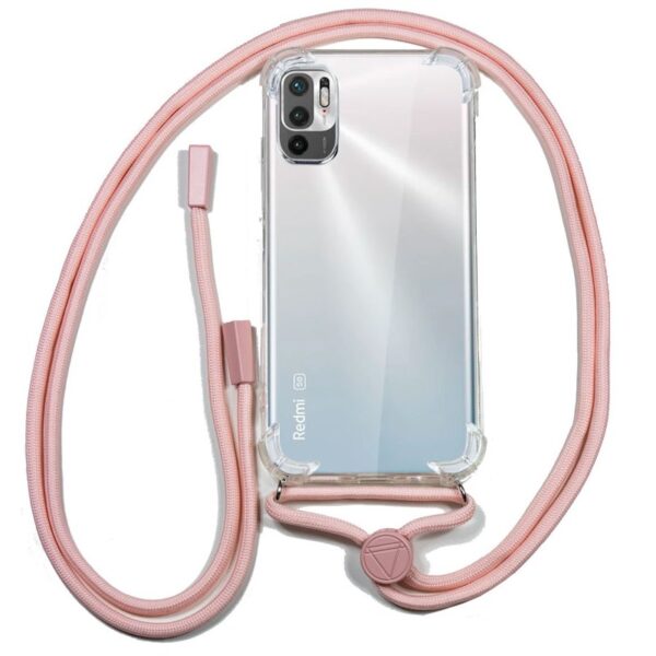 Capa COOL para Xiaomi Redmi Note 10 5G / Pocophone M3 Pro 5G Cordão Rosa